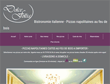 Tablet Screenshot of pizzeria-vieuxlyon.com